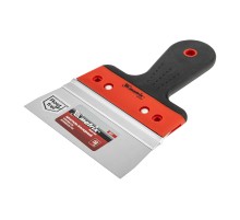 Шпатель фасадный из нержавеющей стали, 150 мм, узкое полотно, двухкомпонентная ручка Matrix