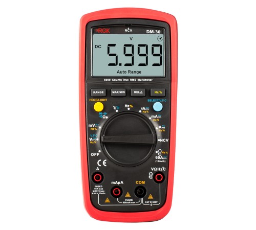 Мультиметр RGK DM-30 с поверкой