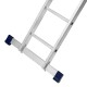 Лестница шарнирная алюминиевая, 4 х 4 ступени, Сибртех