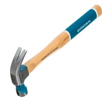 Молоток-гвоздодер, 200 г, угол 45, магнит, обрезиненная рукоятка American hickory GROSS Молоток-гвоздодер, 200 г, угол 45, магнит, обрезиненная рукоятка American hickory GROSS