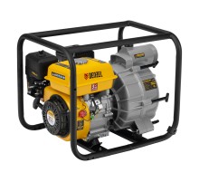 Мотопомпа бензиновая для грязной воды PX-80D7, 7 л.с., 3", 1300 л/мин, глуб 8 м,напор 30 м Denzel