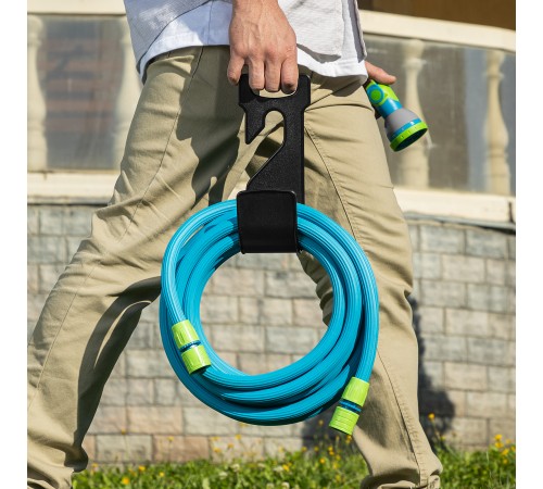 Набор поливочный, шланг 7,5-22,5м, пистолет 8 реж., чехол, подвес, LUXE Palisad Набор поливочный, шланг 7,5-22,5м, пистолет 8 реж., чехол, подвес, LUXE Palisad