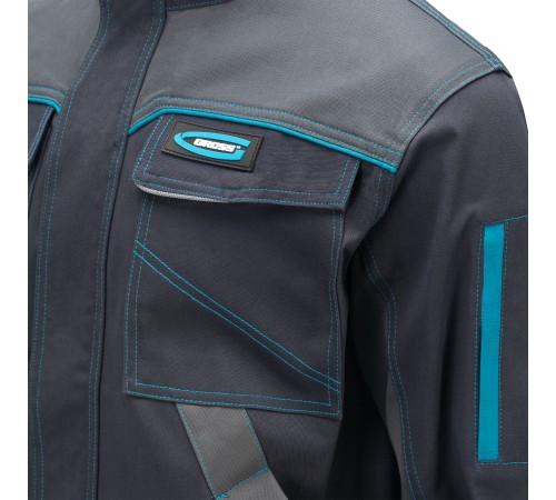 Куртка профессиональная рабочая, 97% хлопок 3% спандекс, XL Gross