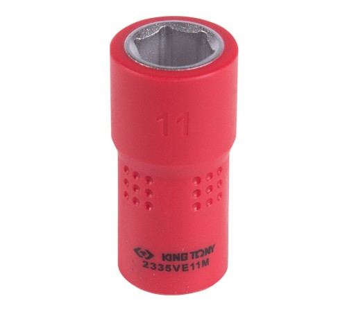 Головка торцевая диэлектрическая шестигранная 1/4", 11 мм KING TONY 2335VE11M Головка торцевая диэлектрическая шестигранная 1/4", 11 мм KING TONY 2335VE11M