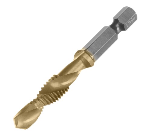 Сверло-метчик М8 х 1,25 мм, Р6М5// Denzel