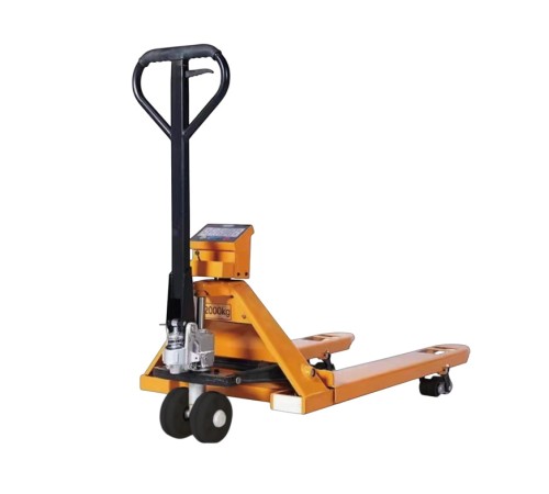 Тележка гидравлическая с весами 2000 кг 1150 мм полиуретановые колеса TOR AC-CW2 (серия DR)