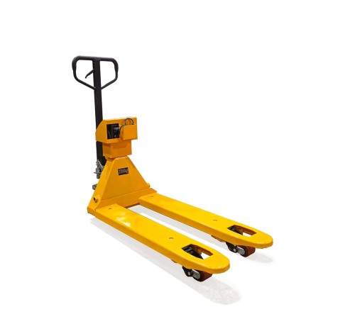 Тележка гидравлическая с весами 3000 кг 1150 мм полиуретановые колеса TOR AC-CW2 (серия G)