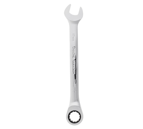 RUNTEC RT-WR17T90 Ключ комбинированный трещоточный RUNTEC CrV, 90 зубцов, 17 мм