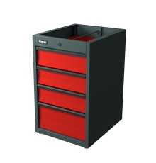 RUNTEC TI4-7016-3020 Тумба с 4-мя ящиками, красный