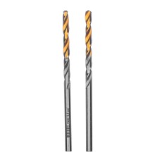 Сверло спиральное по металлу 3,5 x 70 мм, Р6М5, Golden Tip , 2шт. Denzel