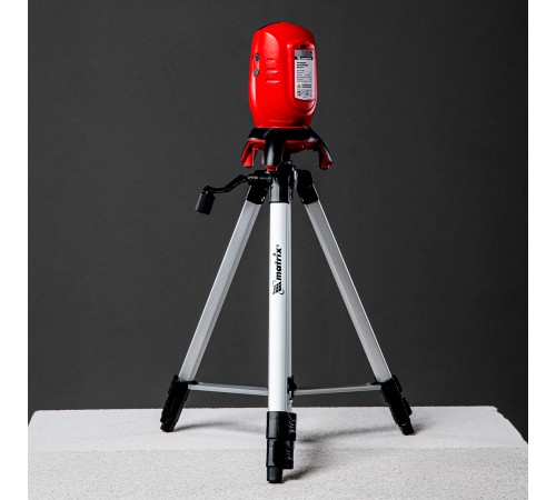 Уровень лазерный ML01T, дальность 10 м, точность ± 0.5 мм. / 1 м, длина волны 650 нм, проекция 1 вертикальная 1 горизонтальная плоскость, резьба под штатив 5/8