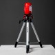Уровень лазерный ML01T, дальность 10 м, точность ± 0.5 мм. / 1 м, длина волны 650 нм, проекция 1 вертикальная 1 горизонтальная плоскость, резьба под штатив 5/8
