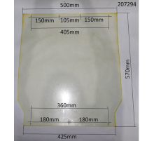 Коврик полиуретановый для TSS-WP100TH/TL (570х500х5)