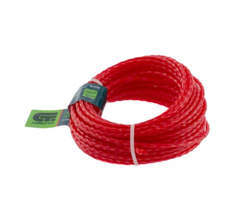 Леска для триммера квадратная витая, 3.0 мм х 10 м, Сибртех