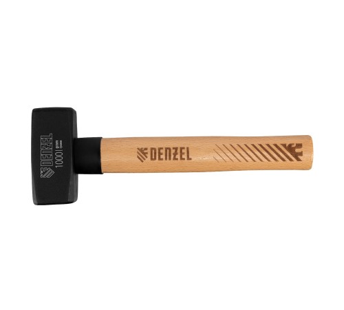 Кувалда, 1000 г, кованая головка, буковая рукоятка Denzel
