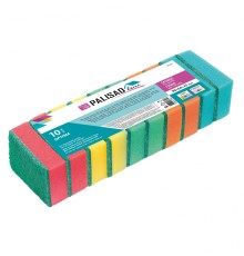 Губки для посуды Optima, 90 x 64 x 25 мм, 10 шт., Home Palisad
