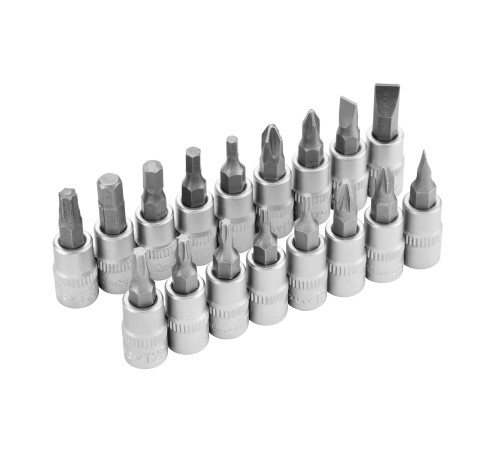 Набор инструментов, 1/2", 1/4", пластиковый кейс, 82 предмета MTX
