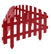 Забор декоративный "Винтаж", 28 х 300 см, терракот, Palisad