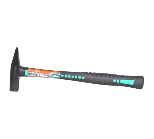 Молоток слесарный, 200 г, кованный боек, фибергласовая рукоятка Sturm!
