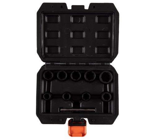 Набор торцевых головок для поврежденных гаек и болтов, 10-19 мм, кейс, 10 предметов AFFIX AF10930010C
