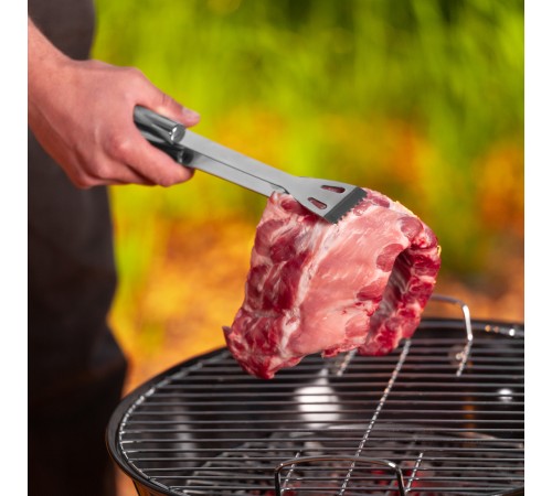 Щипцы для барбекю 37 см, нержавеющая сталь Camping Palisad