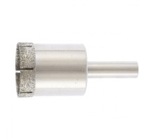 Сверло по стеклу и керамической плитке, 28 х 55 мм, цилиндрический хвостовик Сибртех