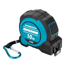 Рулетка "Automatisch", 10 м х 32 мм, нейлон, магнит, двустор. разметка, антиизлом, автоcтоп Gross