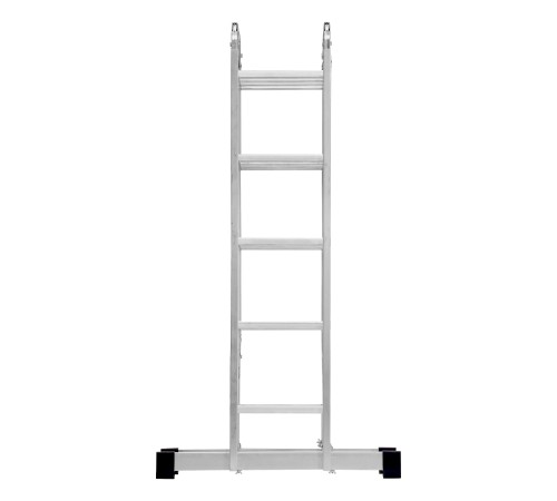 Лестница шарнирная алюминиевая, 2 х 4 + 2 х 5, Сибртех