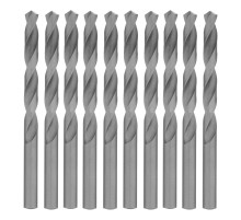Сверло по металлу, 8.5 мм, полированное, HSS, 10 шт, цилиндрический хвостовик Matrix