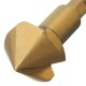 Набор зенковок, HSS, M3-M10, 6 шт, металл. кейс // Denzel