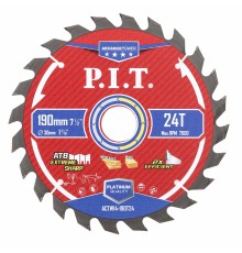 Диск пильный по дереву P.I.T. ACTW14-190T24
