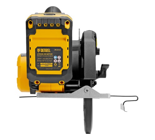 Пила циркулярная аккумуляторная бесщет. CCSH-BL-20-185, 185 мм, Li-Ion, 20 В// Denzel