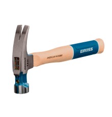 Молоток-гвоздодер, 380 г, угол 75, магнит, обрезиненная рукоятка AMERICAN HICKORY GROSS Молоток-гвоздодер, 380 г, угол 75, магнит, обрезиненная рукоятка AMERICAN HICKORY GROSS