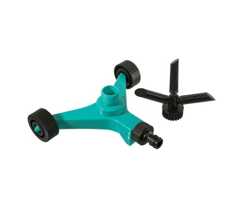 Разбрызгиватель ВРАЩАЮЩИЙСЯ, пластик. корп, колеса Sturm!