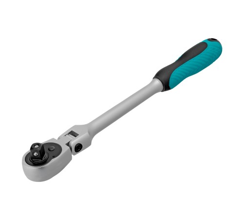 Ключ-трещотка шарнирный 1/2", СrV, 72 зуба, с быстрым сбросом, матовый хром Stels Ключ-трещотка шарнирный 1/2", СrV, 72 зуба, с быстрым сбросом, матовый хром Stels