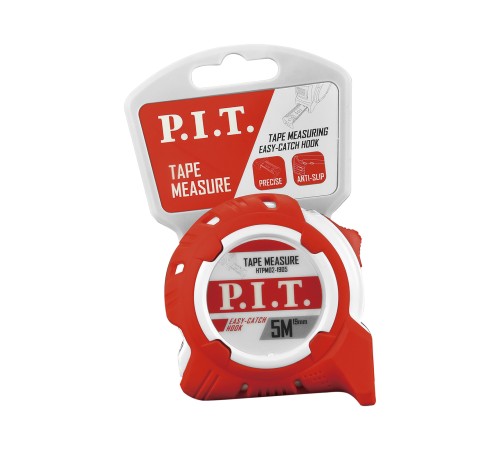 Рулетка с фиксатором P.I.T. HTPM02-1905