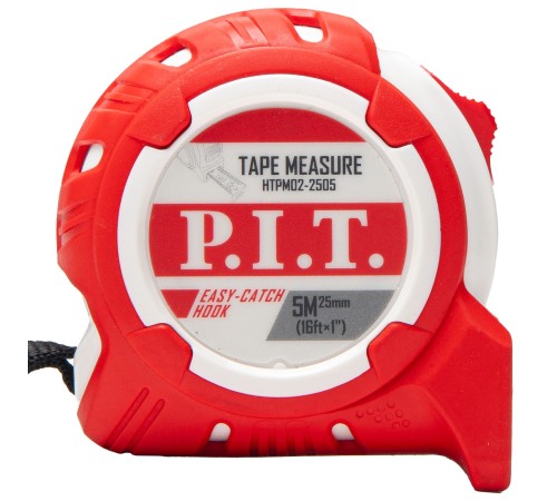 Рулетка с фиксатором P.I.T. HTPM02-2505