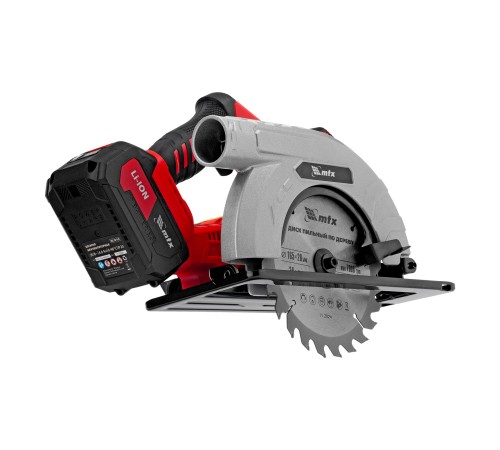 Пила циркулярная аккумуляторная CCSU-20-165, 165 мм, Li-Ion, 20 В// MTX