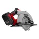 Пила циркулярная аккумуляторная CCSU-20-165, 165 мм, Li-Ion, 20 В// MTX
