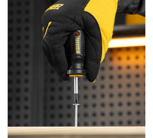 Отвертка, PH2х38 мм, S2, 3к рукоятка Denzel