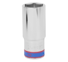 Головка торцевая глубокая шестигранная 1/2", 25 мм KING TONY 423525M Головка торцевая глубокая шестигранная 1/2", 25 мм KING TONY 423525M