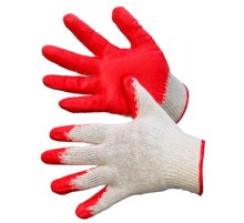 Перчатки х/б с одинарным латексным покрытием Перчатки х/б с одинарным латексным покрытием