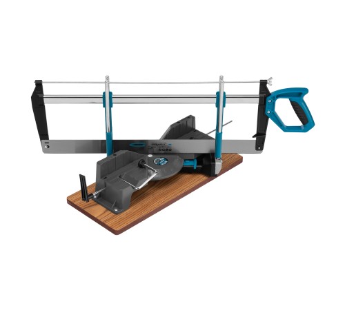 Стусло прецизионное, двухплоскостное, пила 600 мм, две прижимные струбцины, ограничительный упор Gross