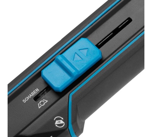 Нож-скребок выдвижной, 19мм, сменное лезвие, SK2, 5 запас. лезвий, алюмин. корпус GROSS