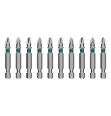 Бита PH2х50мм, сталь S2, шестигр., отрывн., 10 шт. Gross