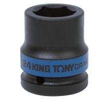 Головка торцевая ударная шестигранная 3/4", 24 мм KING TONY 653524M Головка торцевая ударная шестигранная 3/4", 24 мм KING TONY 653524M