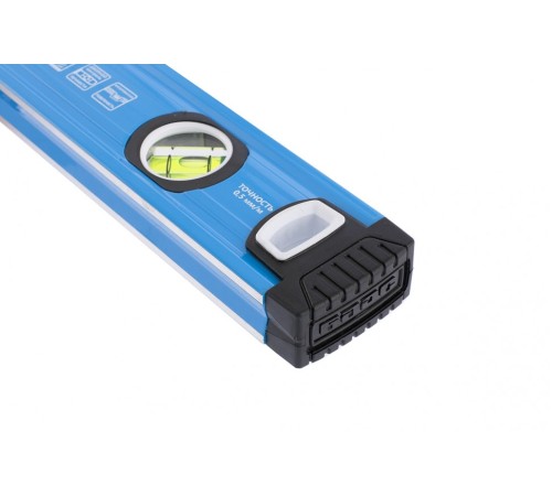 Уровень алюминиевый, 600 мм, профиль 1,6 мм, фрезерованный, ударопрочные заглушки, 3 глазка Барс