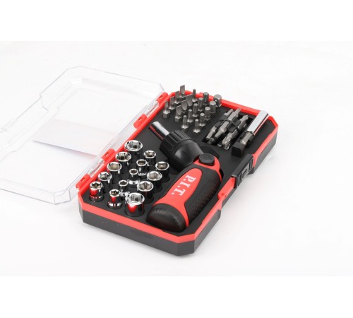 Набор бит и головок с рукояткой P.I.T. ADVANCE HSDR04-0046