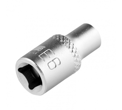 Головка торцевая 1/4, Е6, CrV Stels Головка торцевая 1/4, Е6, CrV Stels