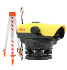 Комплект оптический нивелир Leica NA 532 с поверкой штатив рейка - 3 в 1 Комплект оптический нивелир Leica NA 532 с поверкой штатив рейка - 3 в 1